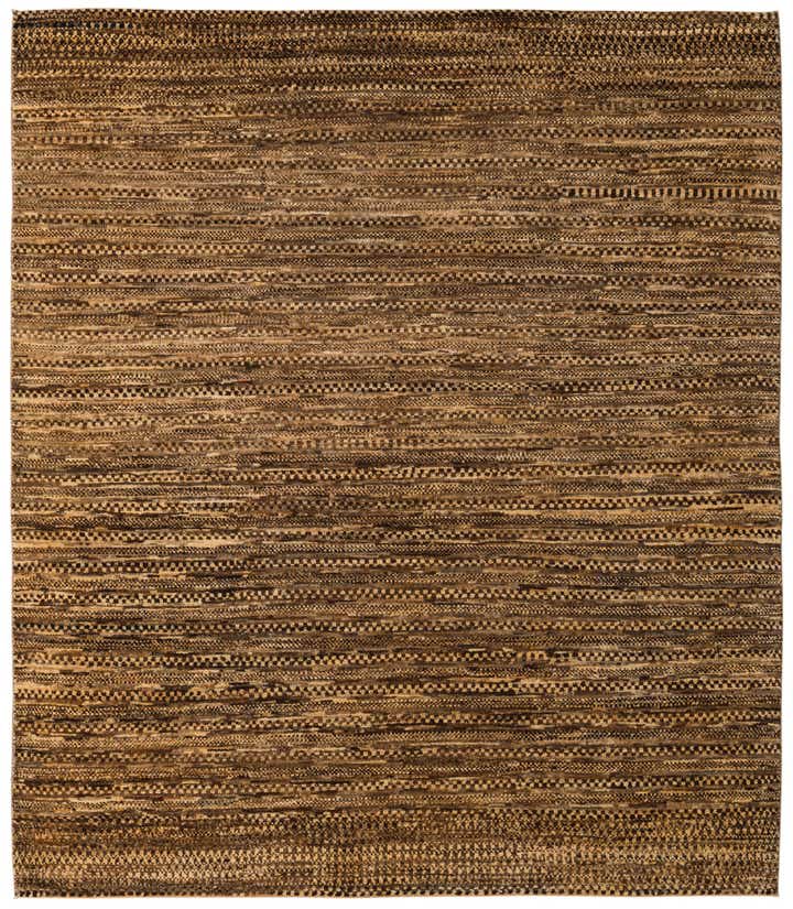 6' 5 x 7' 3 Hand Knotted Modern Ziegler Square Rug