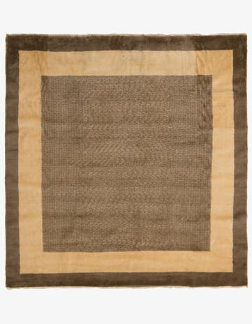 6' 4 x 6' 10 Hand Knotted Modern Ziegler Square Rug