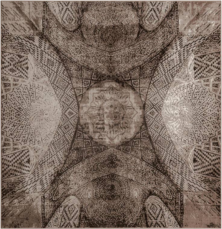 Detail image of 7' 10 x 7' 10 Monte Carlo Square Rug
