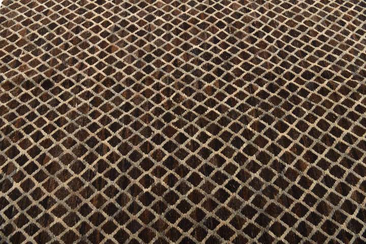 7' 10 x 8' 1 Hand Knotted Moroccan Wool Square Rug