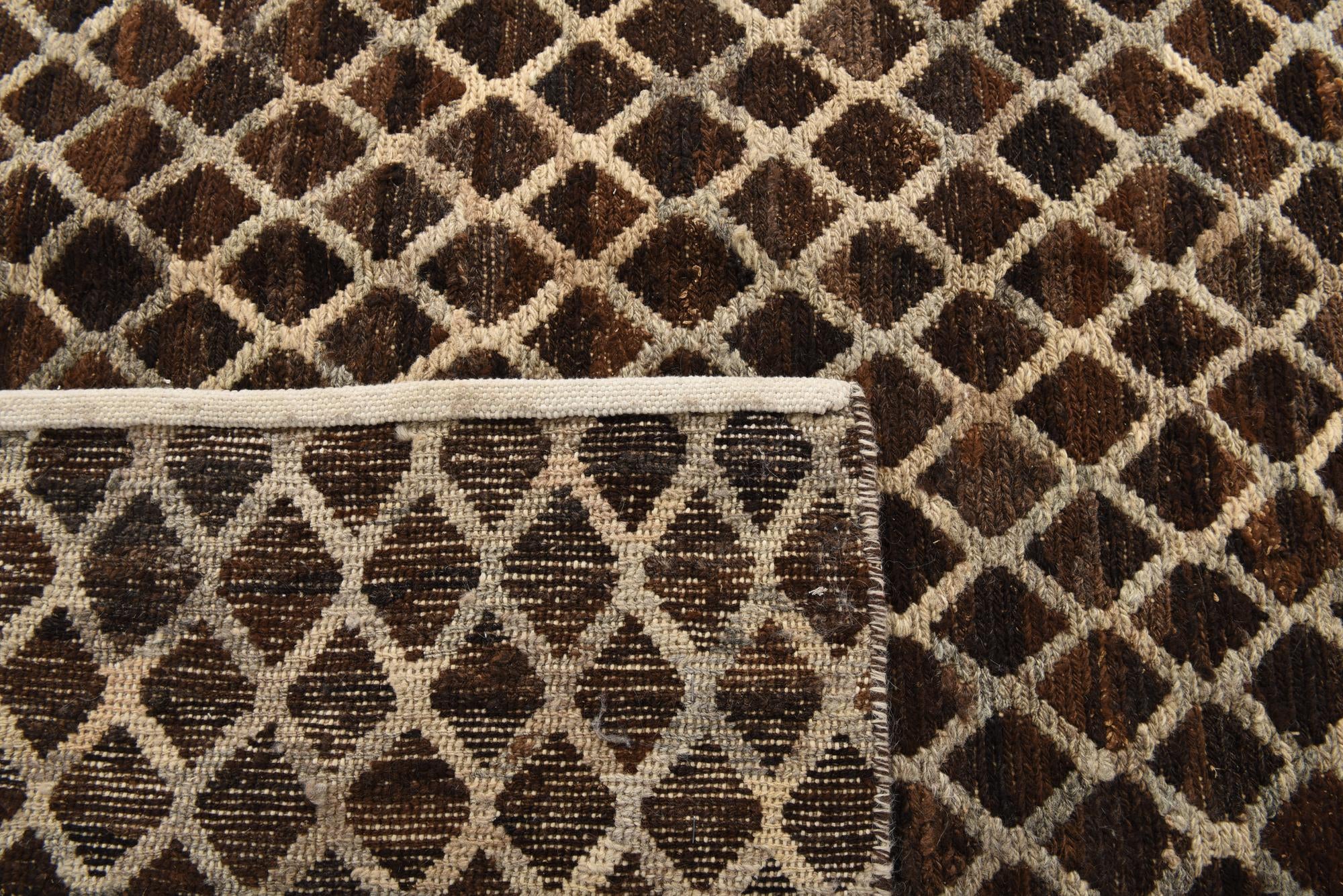 7' 10 x 8' 1 Hand Knotted Moroccan Wool Square Rug