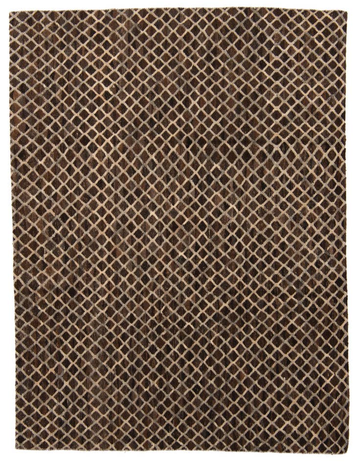 Detail image of 7' 10 x 8' 1 Hand Knotted Moroccan Wool Square Rug