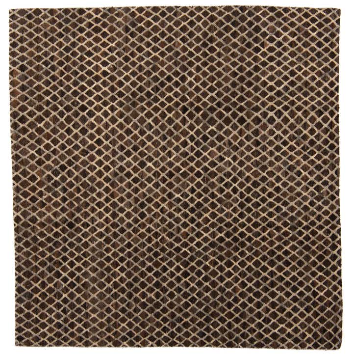7' 10 x 8' 1 Hand Knotted Moroccan Wool Square Rug
