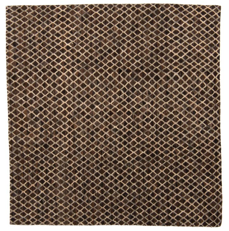 Detail image of 7' 10 x 8' 1 Hand Knotted Moroccan Wool Square Rug