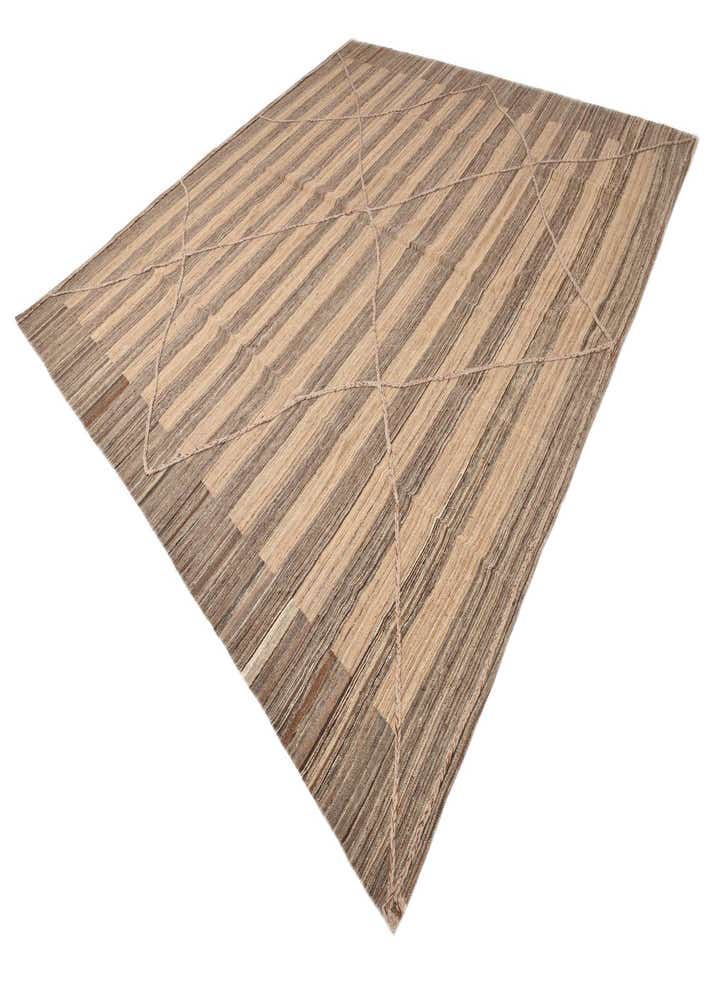 12' 6 x 13' Hand Knotted Moroccan Wool Square Rug