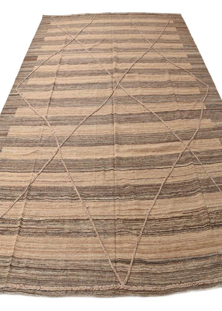 12' 6 x 13' Hand Knotted Moroccan Wool Square Rug
