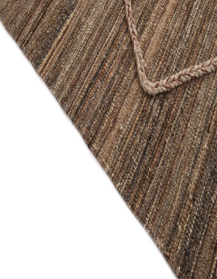 Detail image of 12' 6 x 13'  Hand Knotted Moroccan Wool Square Rug