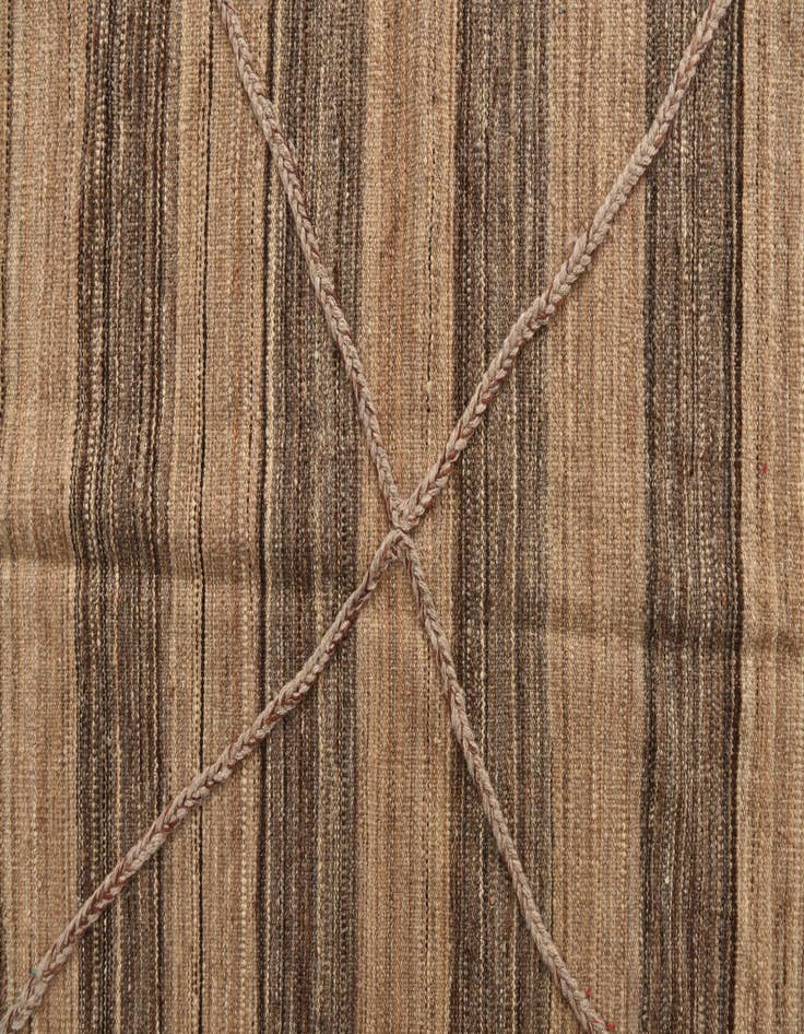 Detail image of 12' 6 x 13'  Hand Knotted Moroccan Wool Square Rug