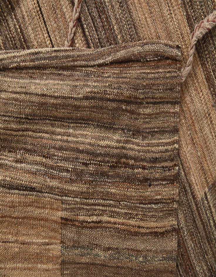 Detail image of 12' 6 x 13'  Hand Knotted Moroccan Wool Square Rug