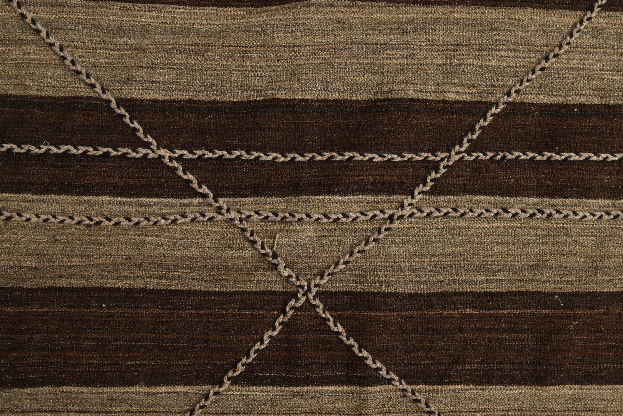 13' 3 x 13' 7 Hand Knotted Moroccan Wool Square Rug