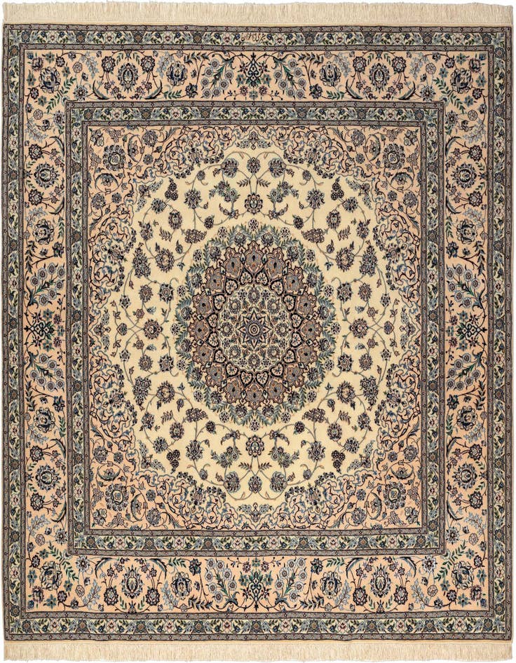 Detail image of 6' 8 x 6' 10 Nain Square Rug
