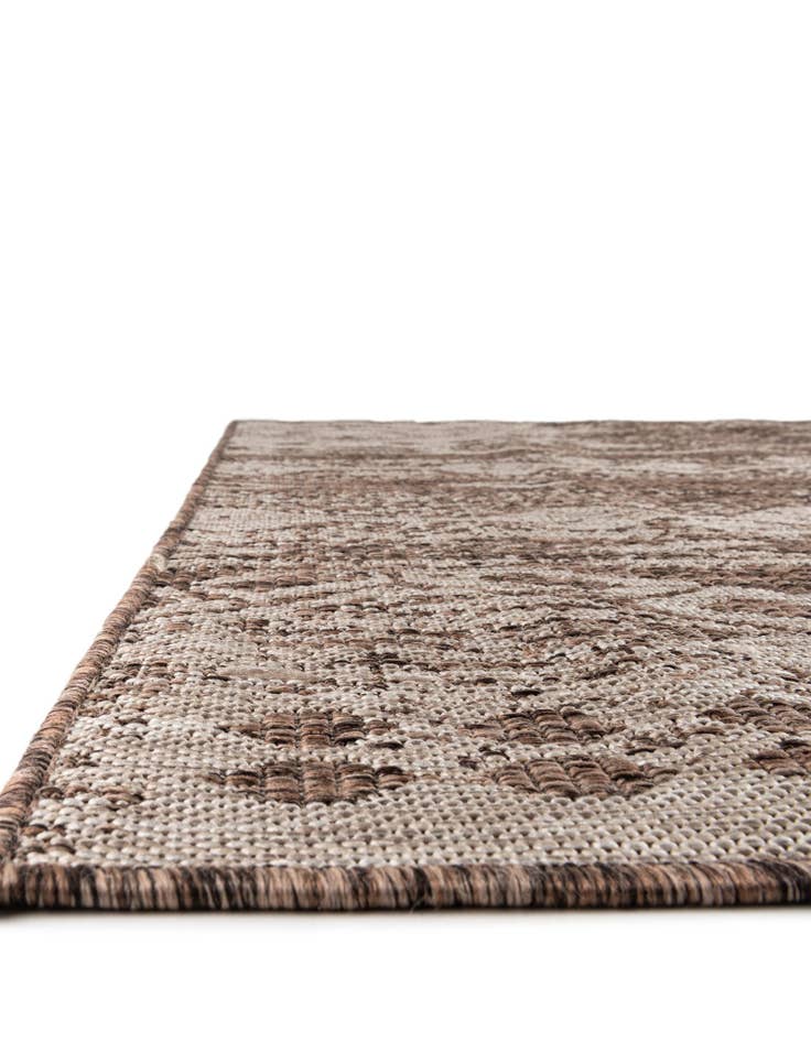 Detail image of 7' x 7' Easy-Clean Bohemian Indoor / Outdoor Square Rug