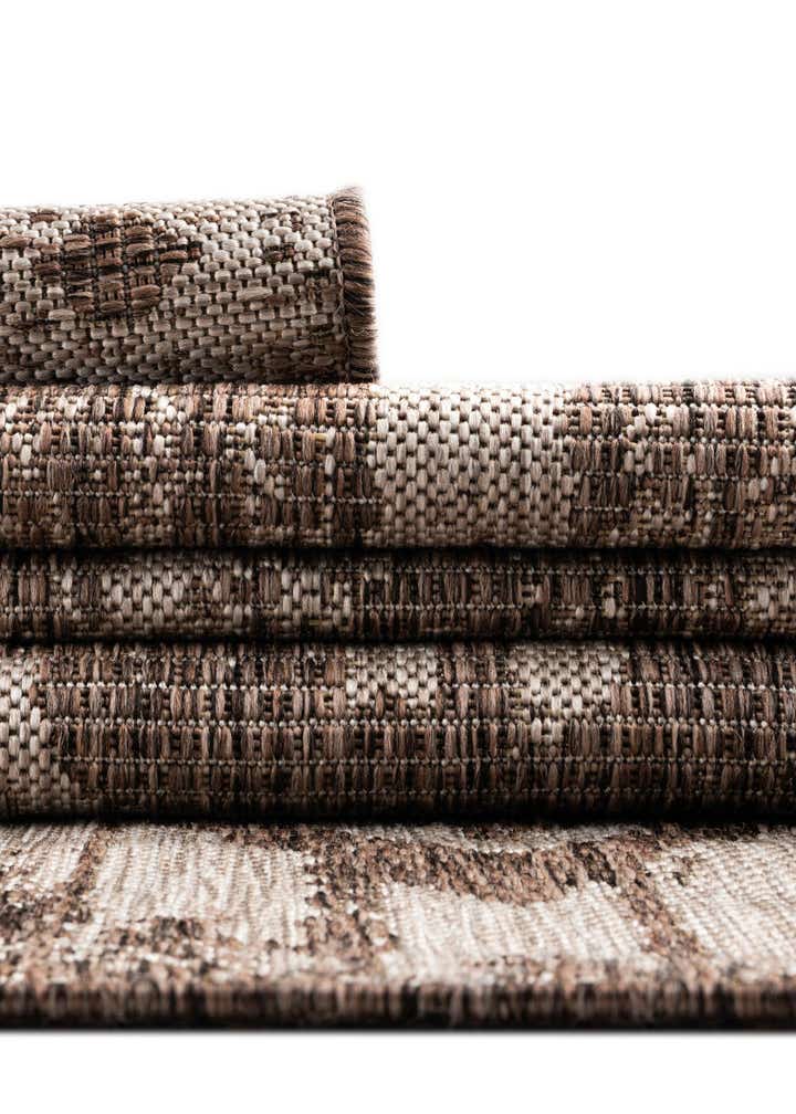7' x 7' Easy-Clean Bohemian Indoor / Outdoor Square Rug