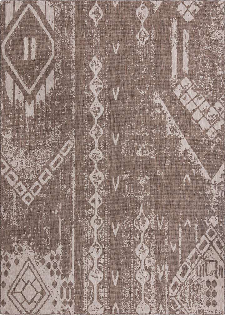 13' x 13' Easy-Clean Bohemian Indoor / Outdoor Square Rug