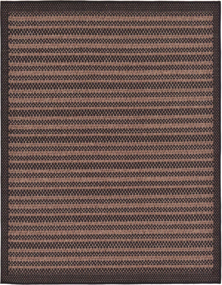Detail image of 6' x 6' Easy-Clean Border Indoor / Outdoor Square Rug