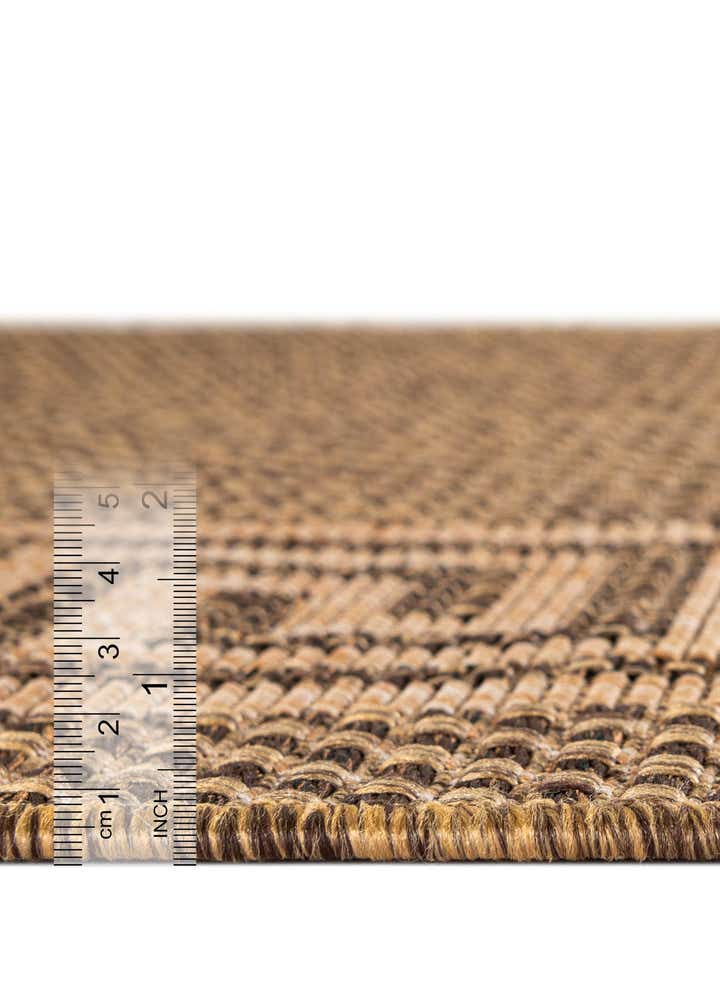 6' x 6' Easy-Clean Border Indoor / Outdoor Square Rug
