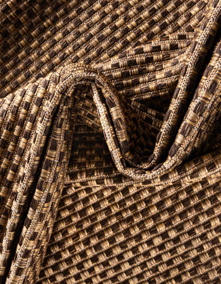 Detail image of 6' x 6' Easy-Clean Border Indoor / Outdoor Square Rug