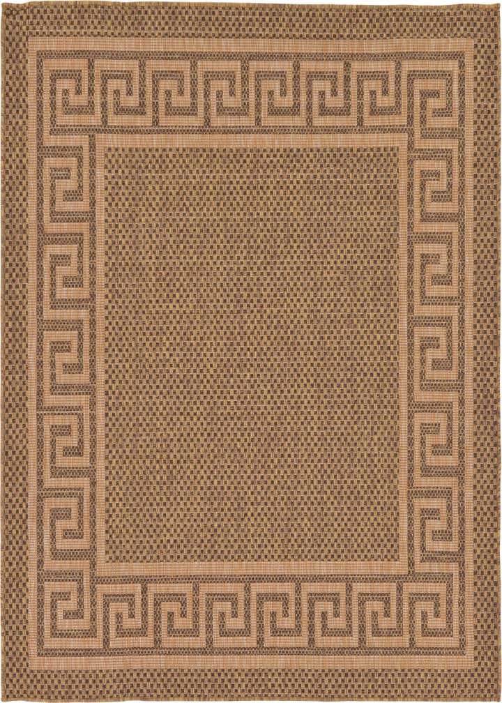 6' x 6' Easy-Clean Border Indoor / Outdoor Square Rug