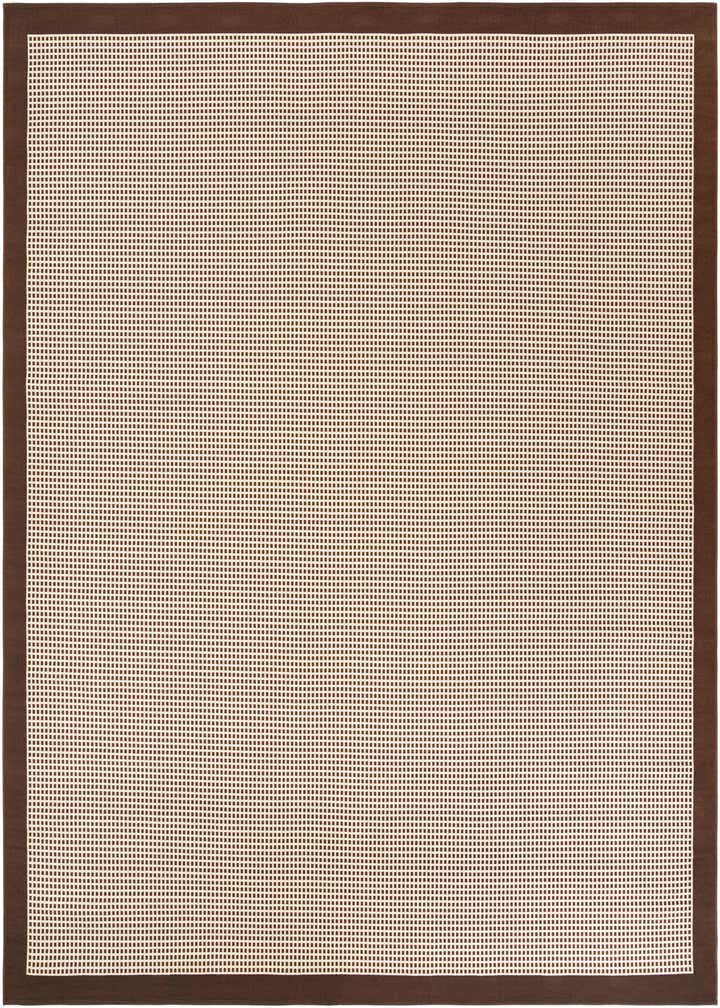 10' x 10' Easy-Clean Border Indoor / Outdoor Square Rug