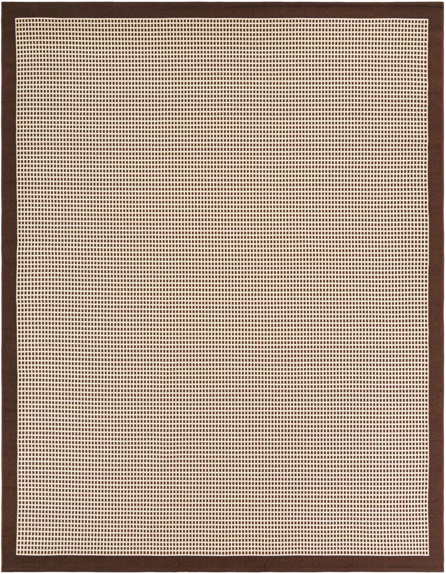 7' 10 x 7' 10 Easy-Clean Border Indoor / Outdoor Square Rug
