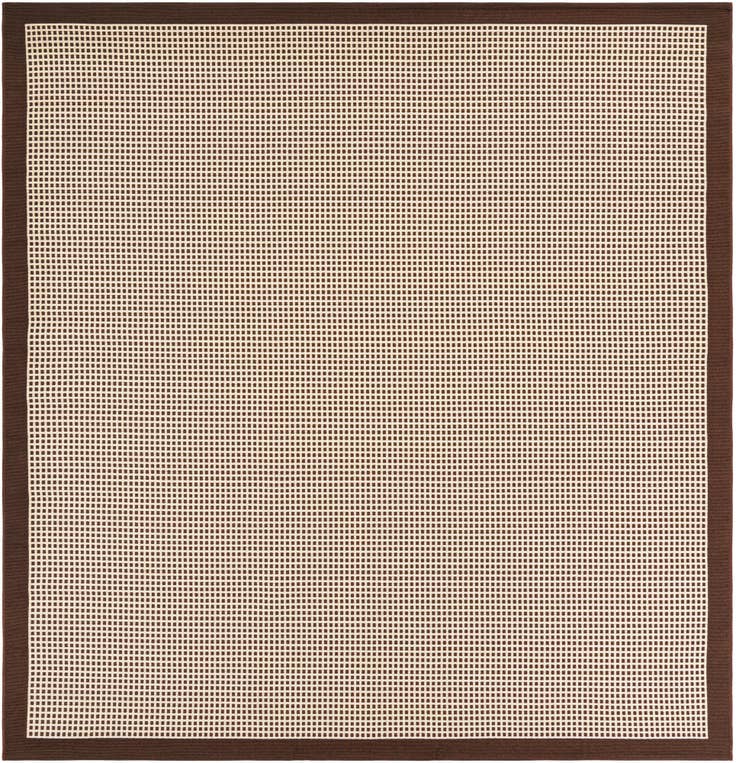 Detail image of 7' 10 x 7' 10 Easy-Clean Border Indoor / Outdoor Square Rug