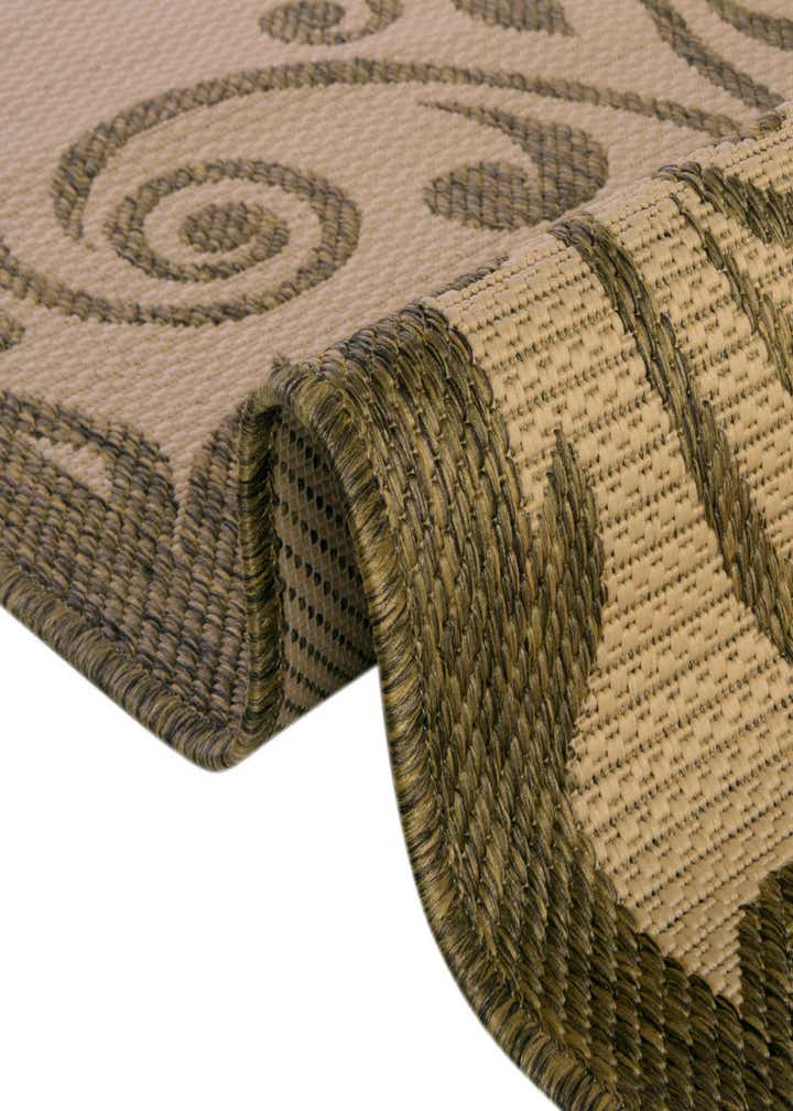 6' x 6' Easy-Clean Botanical Indoor / Outdoor Square Rug