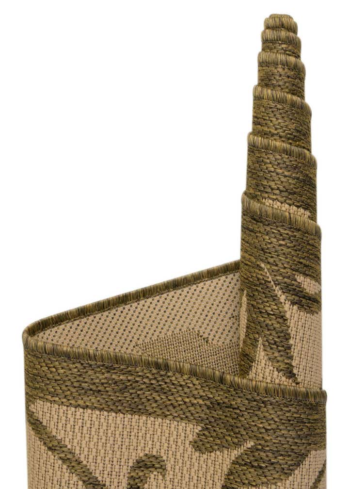 6' x 6' Easy-Clean Botanical Indoor / Outdoor Square Rug