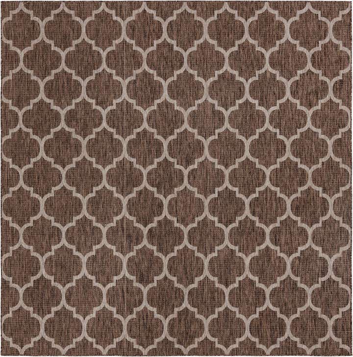 325cm x 325cm Leicht zu reinigen Lattice Innen- / Außenbereich Quadrat Teppich