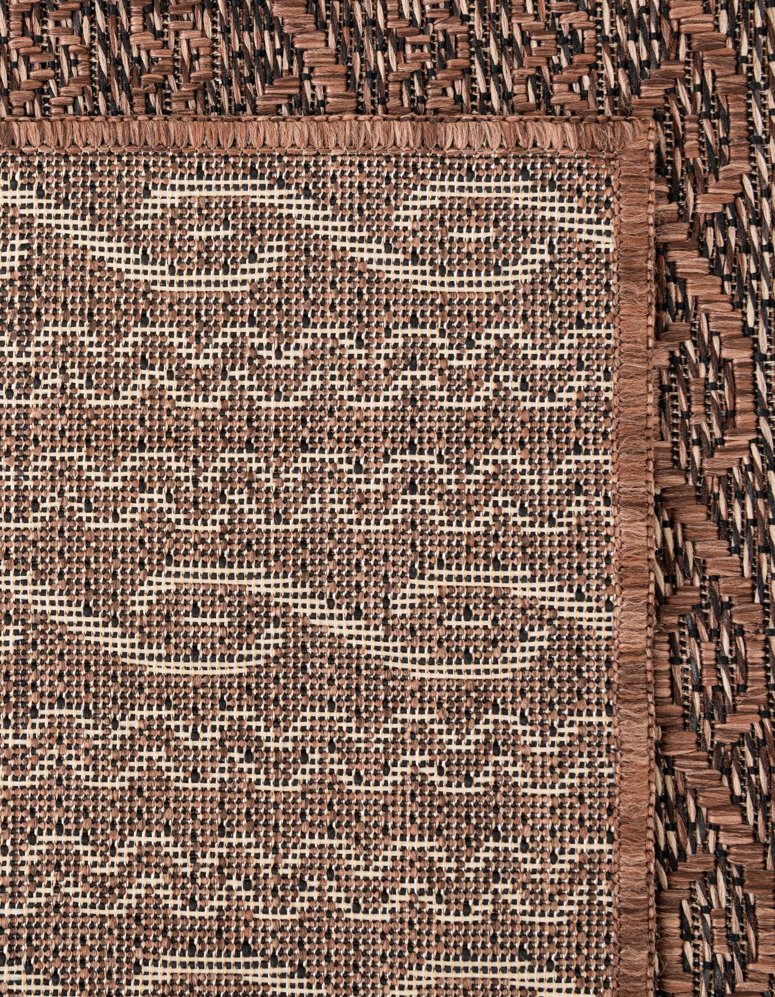6' x 6' Easy-Clean Modern Indoor / Outdoor Square Rug