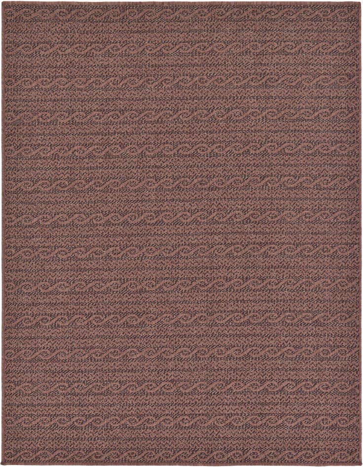 Detail image of 6' x 6' Easy-Clean Modern Indoor / Outdoor Square Rug