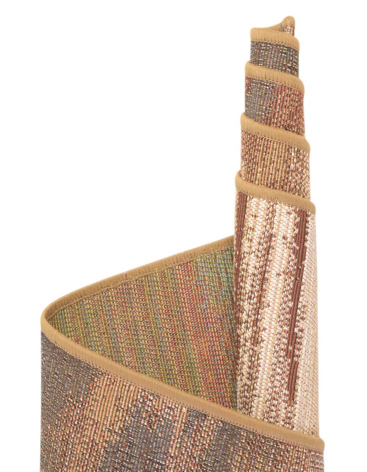 Detail image of 6' x 6'  Washable Modern Indoor / Outdoor Square Rug