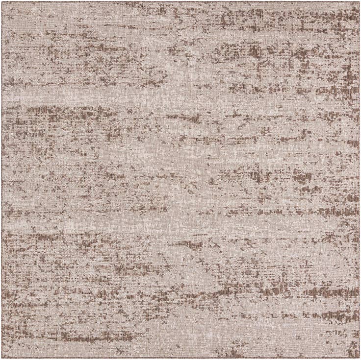 Detail image of 10' x 10' Easy-Clean Modern Indoor / Outdoor Square Rug