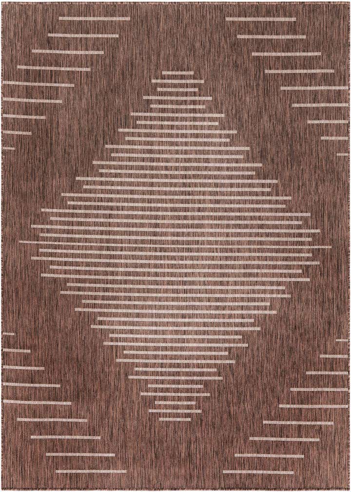 7' x 7' Easy-Clean Modern Indoor / Outdoor Square Rug