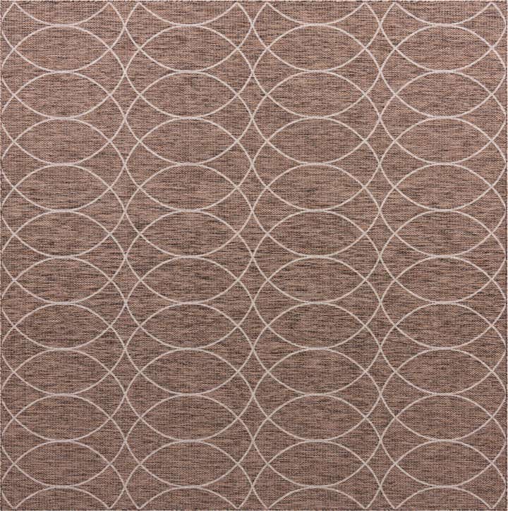 10' x 10' Easy-Clean Trellis Indoor / Outdoor Square Rug