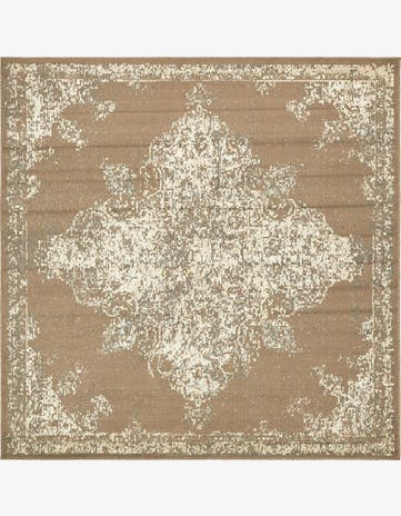 Brown Sahara Square Rug