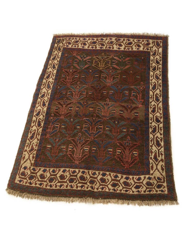 Detail image of 4' 2 x 4' 3 Saudjboulag Square Rug