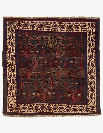 4' 2 x 4' 3 Saudjboulag Square Rug