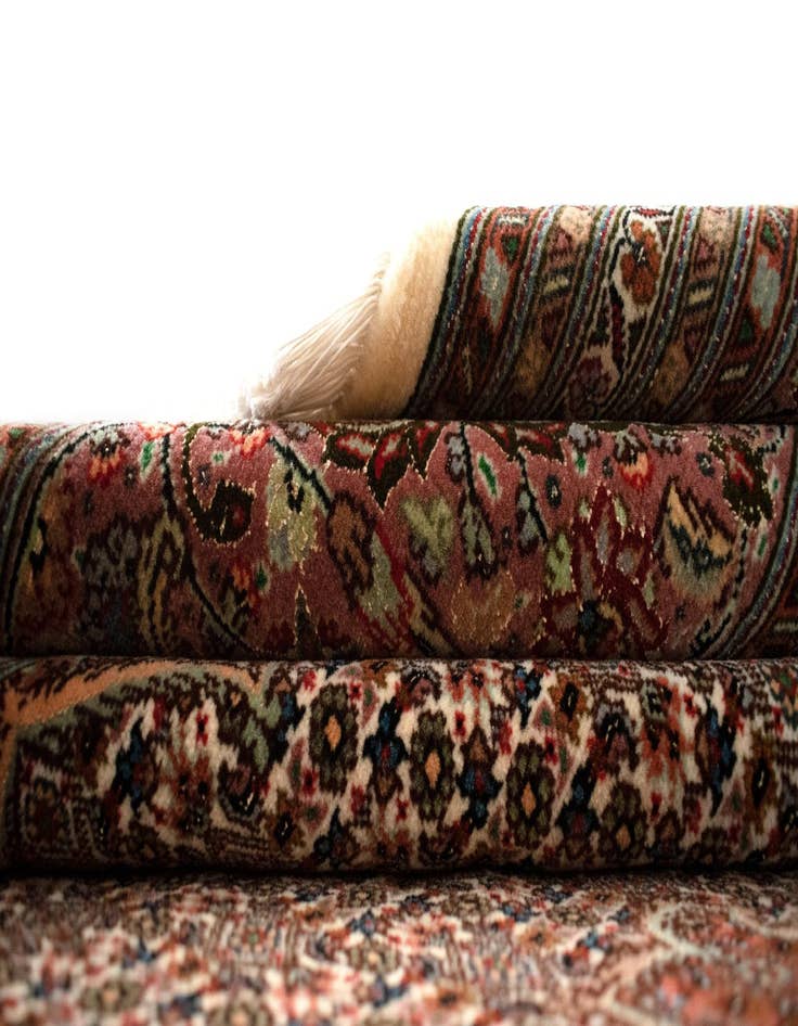 Detail image of 9' 10 x 9' 10 Tabriz Mahi Square Rug