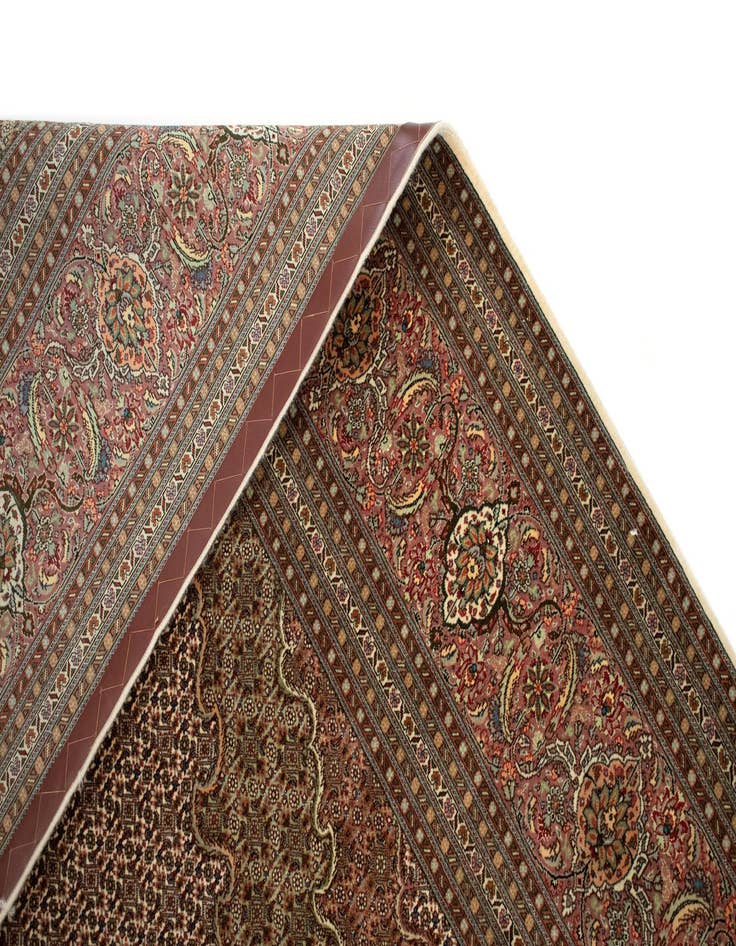 Detail image of 9' 10 x 9' 10 Tabriz Mahi Square Rug