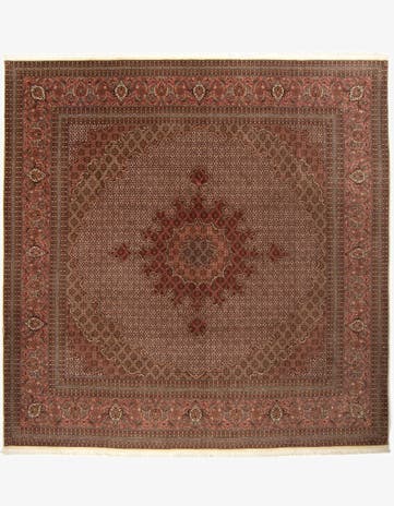 9' 10 x 9' 10 Tabriz Mahi Square Rug