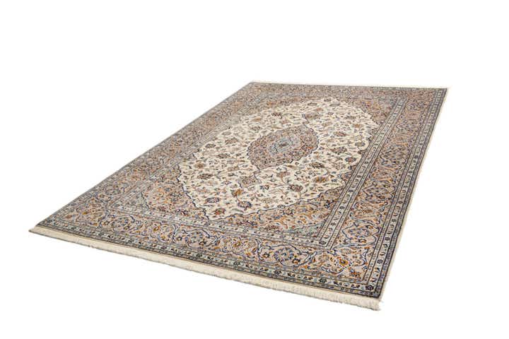 8' 2 x 8' 6 Tabriz Wool Square Rug