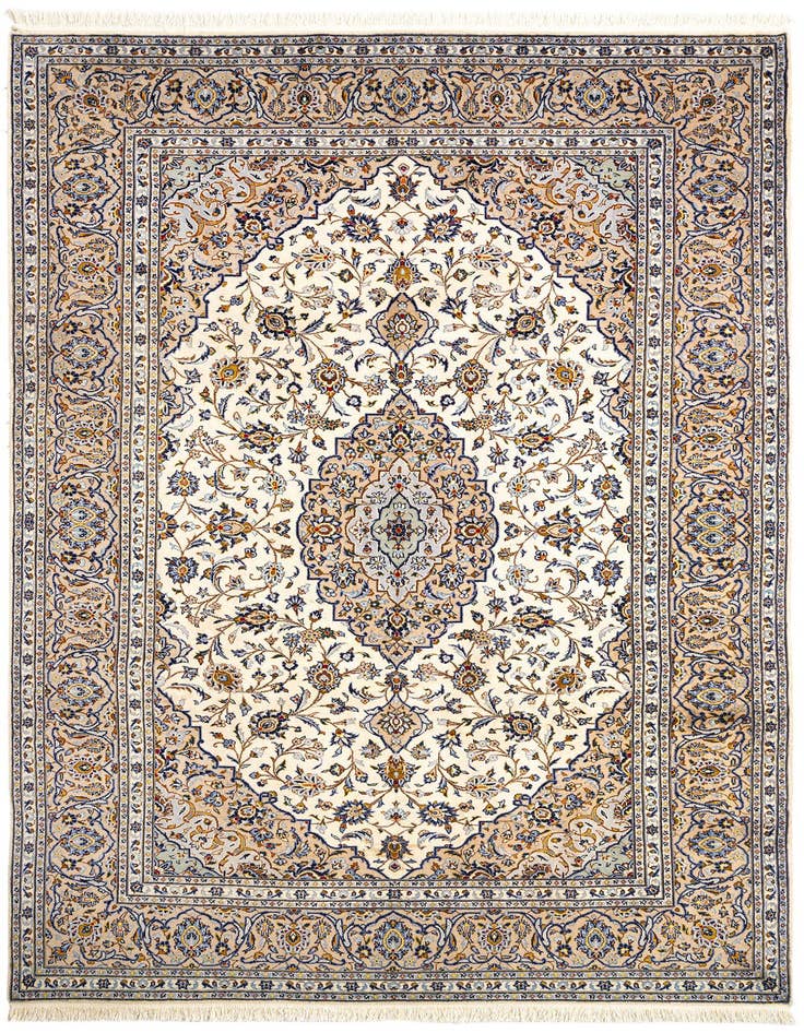 Detail image of 8' 2 x 8' 6 Tabriz Wool Square Rug