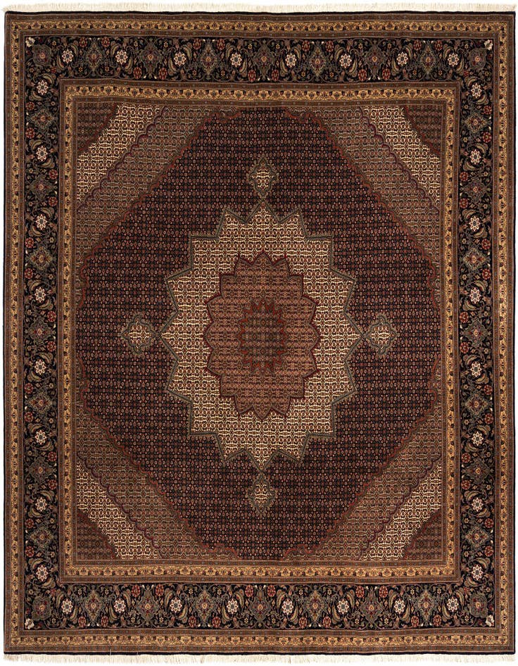 Detail image of 9' 10 x 10' 3 Tabriz Square Rug
