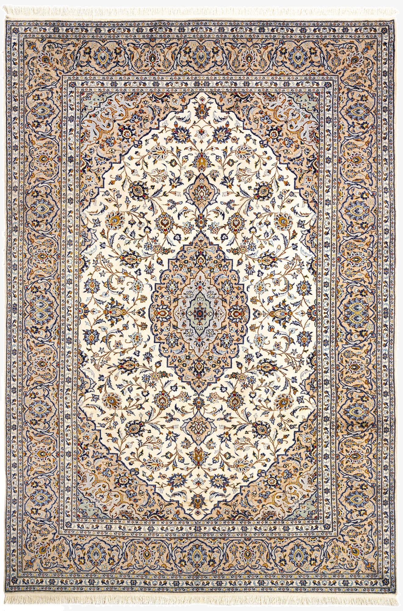 8' 2 x 8' 6 Tabriz Wool Square Rug