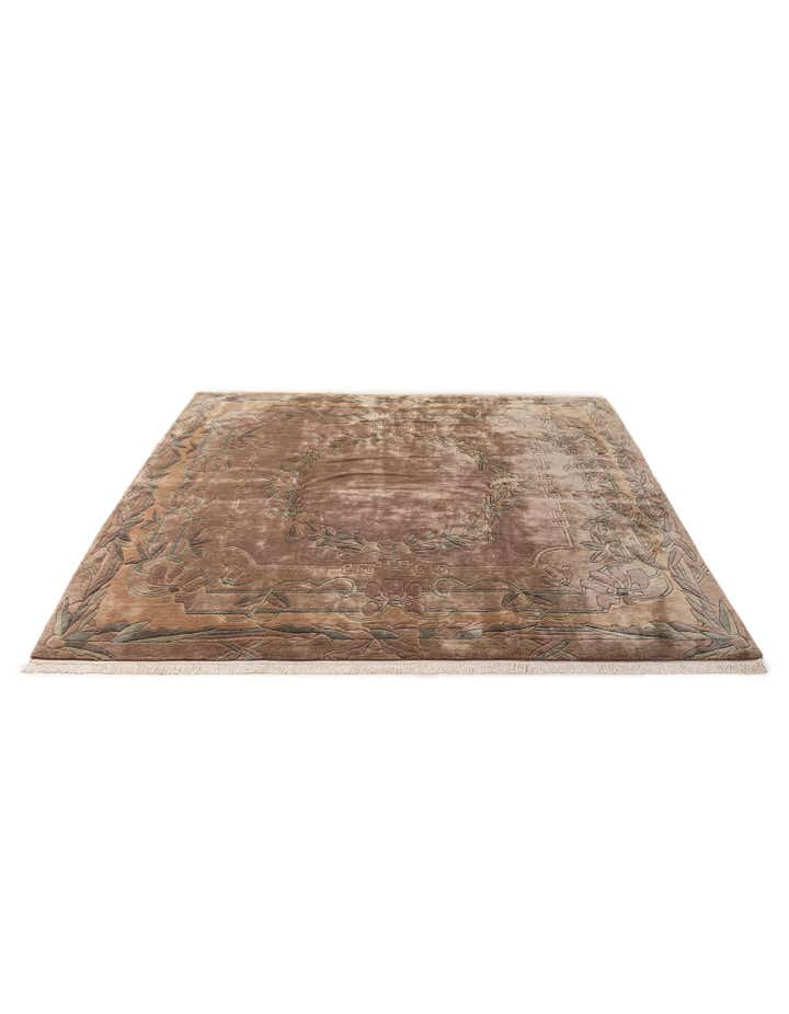 8' 4 x 8' 5 Hand Knotted Tibet Wool Square Rug