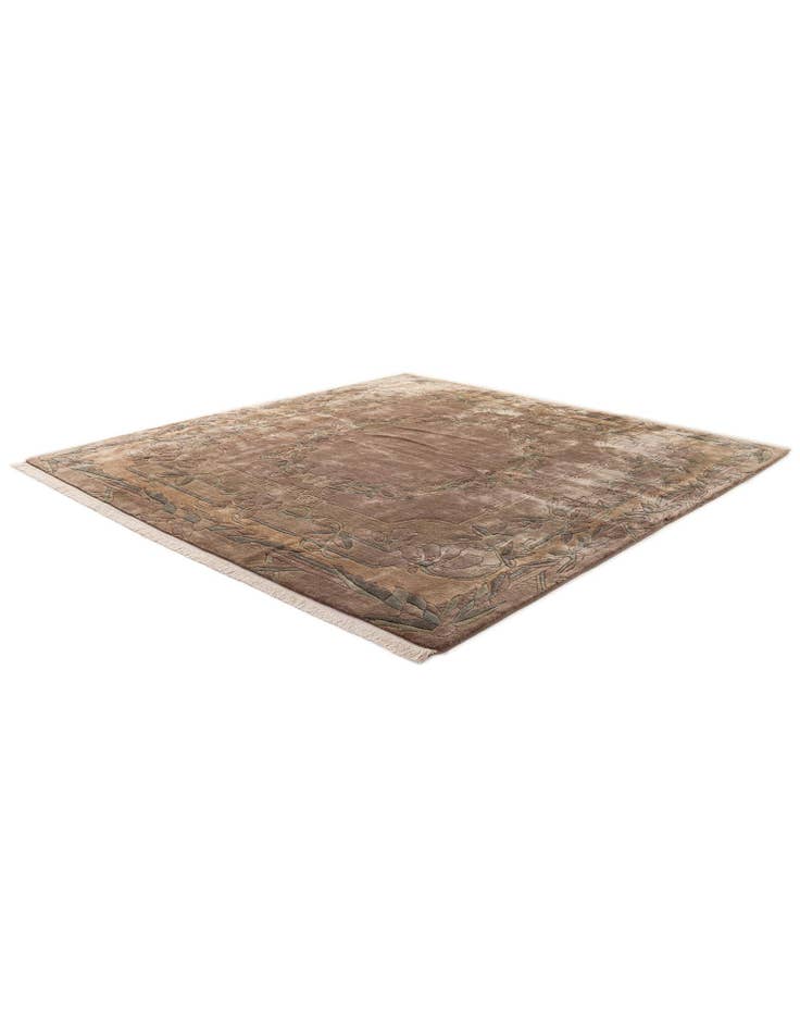 Detail image of 8' 4 x 8' 5 Hand Knotted Tibet Wool Square Rug