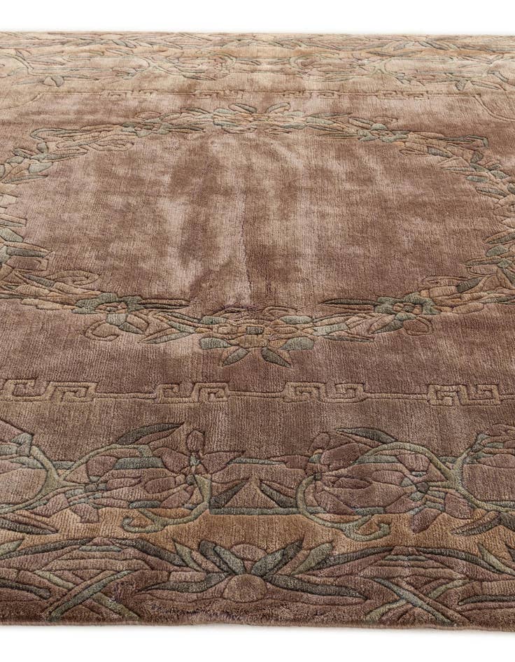 Detail image of 8' 4 x 8' 5  Hand Knotted Tibet Wool Square Rug