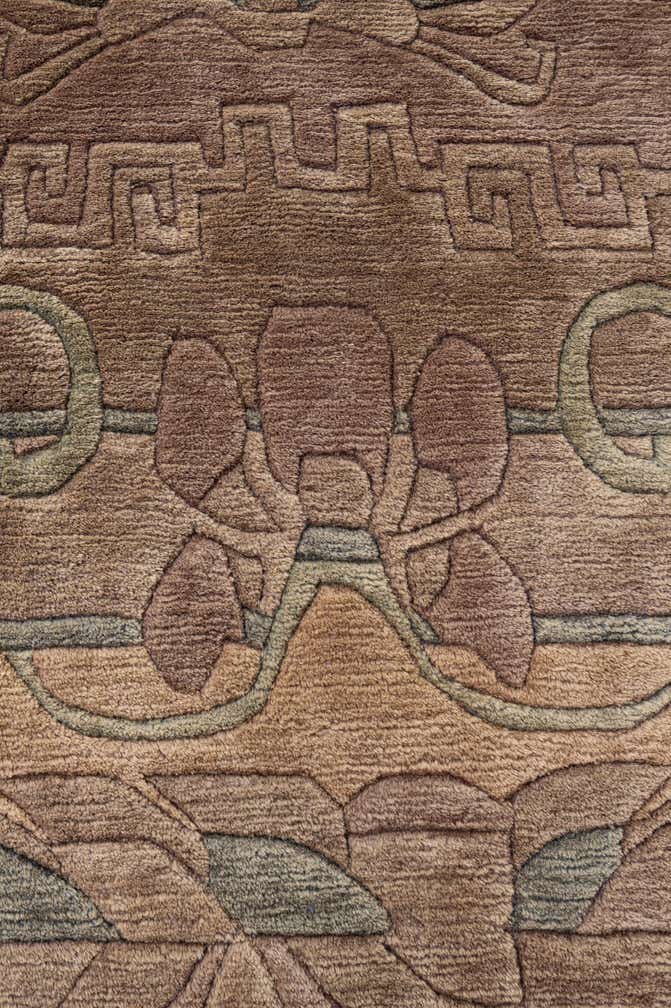 8' 4 x 8' 5 Hand Knotted Tibet Wool Square Rug