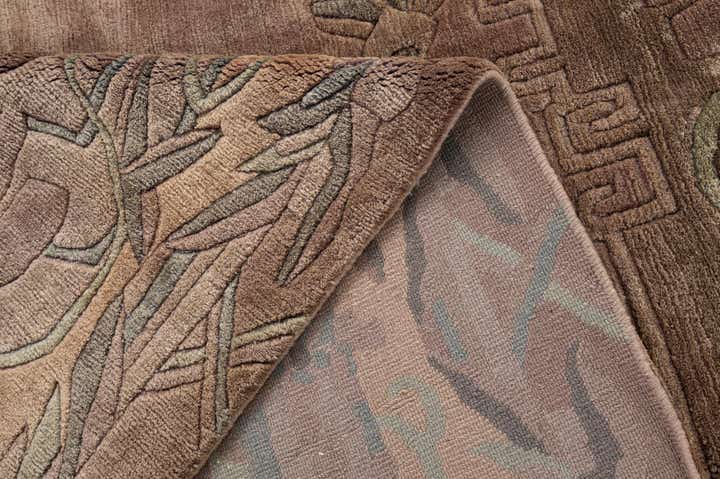 8' 4 x 8' 5 Hand Knotted Tibet Wool Square Rug