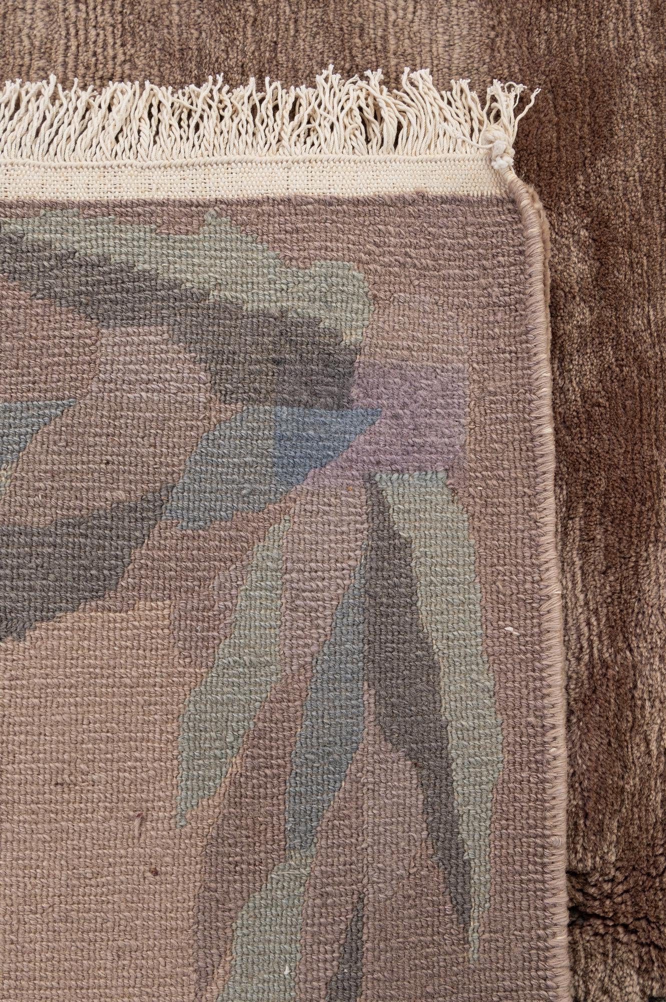 8' 4 x 8' 5 Hand Knotted Tibet Wool Square Rug